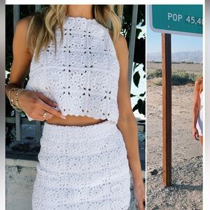 NWT LUCY CROCHET TOP (show me your mumu)